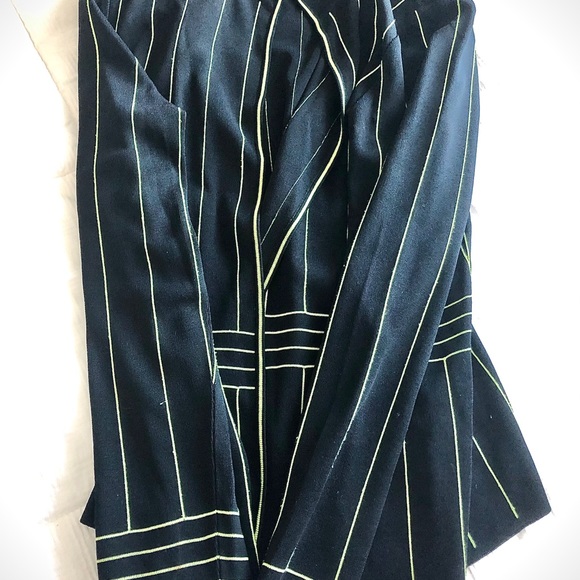 💚 Designer Ming Wang Open Cardigan Jacket — Medium - Picture 4 of 6